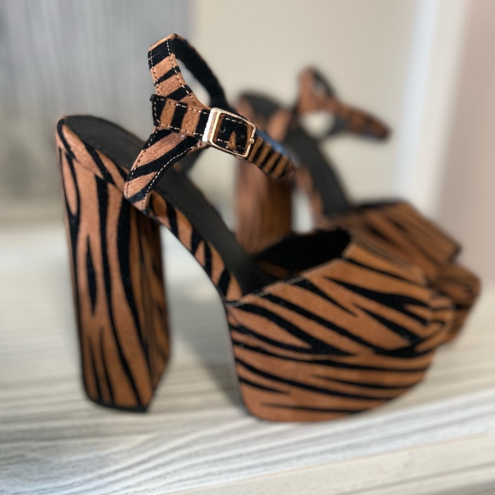 Asos zebra heels